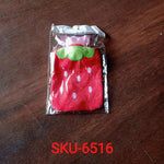 Strawberry print hot water bottle