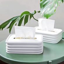 Simple Silicone Tissue Holder – Cube/Cylinder Tissue Box for Bathroom, Office
