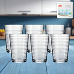Apex Pyramid Ringo Plastic Glass – 300ml Approx | Durable, Crystal-Clear Tumbler