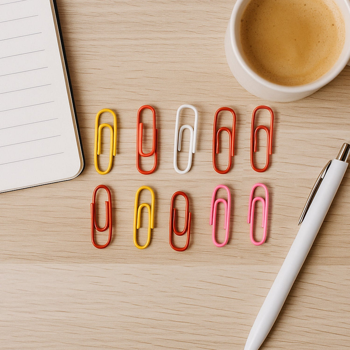 Vinyl-Coated Paper Clips - (10 Pc / Set) – coreldove.com
