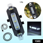 Rechargeable LED Bicycle Safety Light - Front & Rear, USB Powered