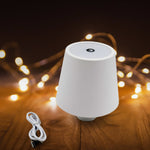 USB Rechargeable LED Bottle Lamp – 3-Color Dimmable Wireless Table Light (1 Pc)