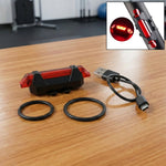 USB Rechargeable Bicycle LED Tail Light Set – High Visibility Safety Light