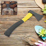 Gardening Tools Hatchet Axe Fiberglass Rubber Handle Safety Axe Pick 972 gm