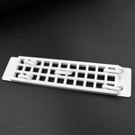 Plastic wardrobe hook for hanging clothes and towels