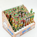 Fancy Rainbow Pencil Erasers for Kids – Set of 48 Cartoon Erasers