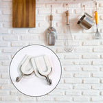 Multipurpose Strong Small Stainless Steel Adhesive Wall Hooks