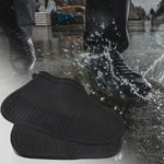 Non-Slip Silicone Waterproof Anti-Skid Reusable Shoe Covers (Small, 1 Pair)