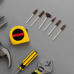 Mounted Points Abrasive Stone Head Grinding Wheel Bits Rotary Tool Kit (6 Pcs)