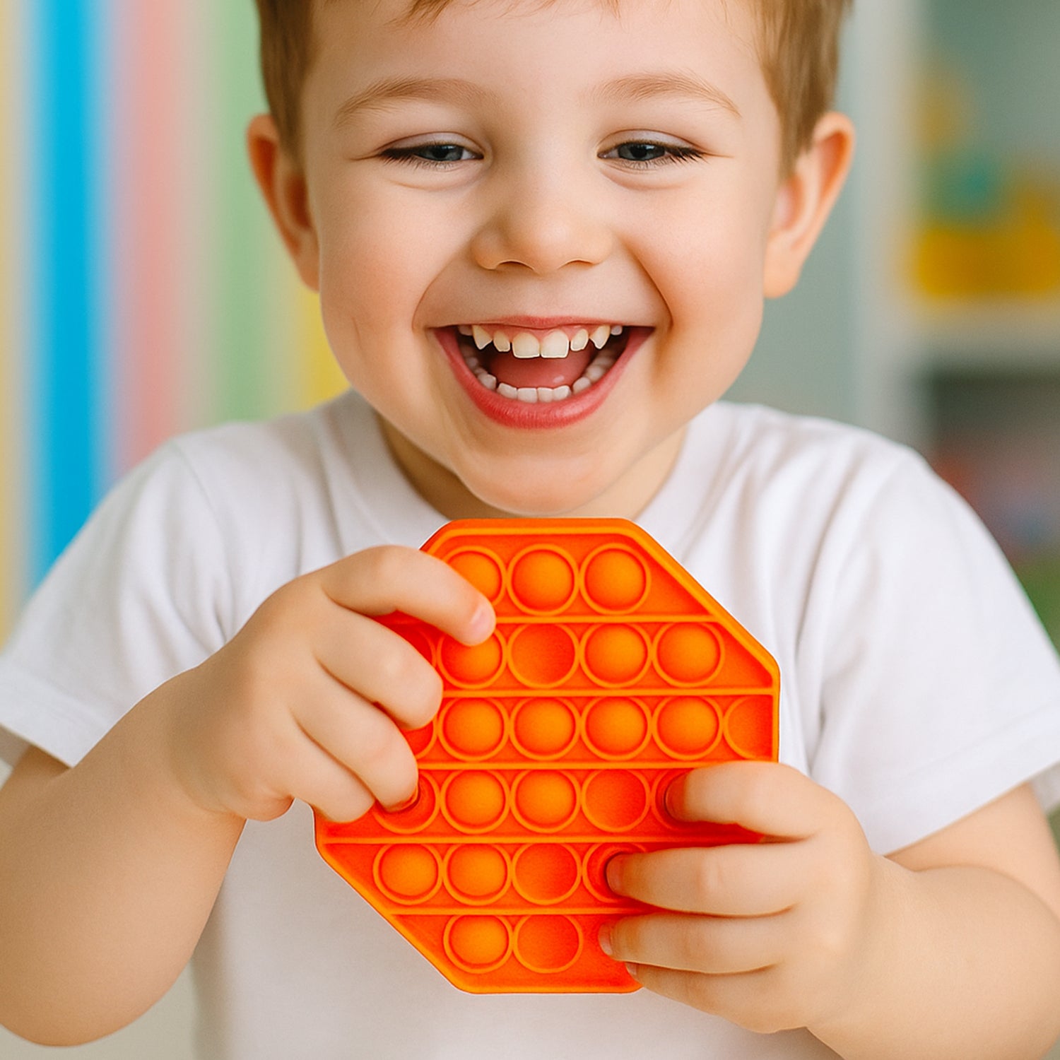 Premium Hexagon Shape Silicone Pop It Fidget Toy (1 Pc) – coreldove.com