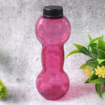 Plastic Dumbbell Shaped Water Bottle 550 ML for Fitness and Daily Hydration