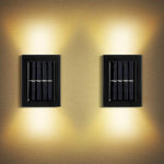 Solar Wall Lights Small Fence Lights Solar Powered Up Down LED Porch Light  (1 Pc)