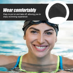 Konex Premium Silicone Waterproof Swimming Cap - Unisex, Durable