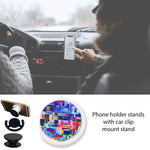 Fashion design mobile phone holder smart phone bracket, Phone Stand & car mount flowers pasley