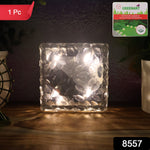 Solar Ice Cube Garden Light for Pathways & Christmas Decor