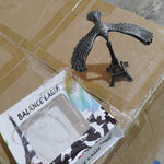 Balancing Bird Metal Eiffel Tower Statue Balance Eagle Toy (1 Set)