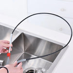 Flexible Spring Drain Cleaning Tool with Hand Grip (1 Pc / 300 Cm)