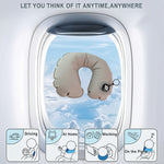 Premium Quality Inflatable Travel Neck Pillow (1 Pc)