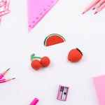 3D Mix Design Fancy & Colorful Erasers – Novelty Set for Kids & School Prize (1 Set)