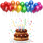 Heart shaped balloons Kinds  (4 Pcs Set)