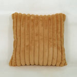 Soft Corduroy 16x16 Throw Pillow Cover Square Decorative Cushion Case (1 Pc)