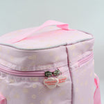 Cute Animal Zip Lunch Bag with Adjustable Strap – Reusable & Durable (1 Pc)