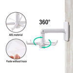 360° Rotating Folding Hook Self-Adhesive Waterproof Wall Mounted Hook