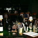 USB Rechargeable LED Bottle Lamp – 3-Color Dimmable Wireless Table Light (1 Pc)