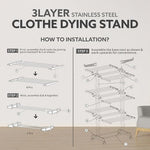 Smart Nest Multi-Tier Dryer with Casters