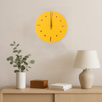 Modern Round Wall Clock Stylish and Silent Non-Ticking Decorative Timepiece (1 Pc)