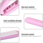 Beauty and Personal Care Professional Ceramic Plate Mini Hair Styler