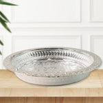 Decorative Silver Finish Plastic Pooja 