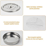 Decorative Mosquito Coil Holder Mosquito Coil Container,  for Home Patio