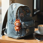 Cartoon Character Face Changing Toy With Key Holder, Keychain (1 Pc)