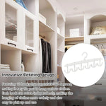 Rotatable Tank Top Hanger – Space Saving Closet Organizer Dorms & (12-Hook)