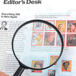 Real Glass Magnifying Lens for Reading, Breakage-Proof (50 mm)