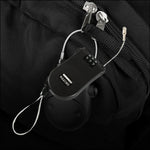 Multifunctional Cable Lock with Number Code Retractable Wire Lock Shell Combination