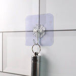 Heavy Duty Flower Adhesive Wall Hooks - (10 Pc / Set)