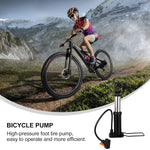 Compact Mini Foot-Operated Air Pump with Hose & Locking Valve Head