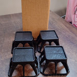 Multi-Purpose Plastic Washing Machine Stand (4 Pcs Set)