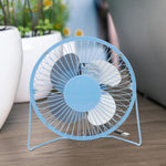 USB Table Desk Personal Metal Electronic Fan, Suitable For Office, School Use (1 Pc)