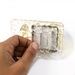 Bathroom wall cleaning tool holder