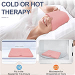 Black headache relief hat for migraines and stress relief
