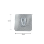 transparent adhesive hook for versatile use
