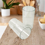 Apex Clear Plastic Tumbler / Glass Set – 6-Piece Unbreakable