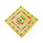 Handicraft Wood Chowki for Pooja , Wooden Bajot (1 Pc / Mix Descign & Color)