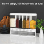 Kitchen grain storage tank, wall-mounted dispenser, easy use