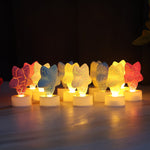 Star Shape Decorative LED Tealight Candles (12 Pc)