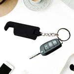 Plastic Keychain with Mobile Stand