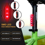 USB Rechargeable Bicycle LED Tail Light Set – High Visibility Safety Light